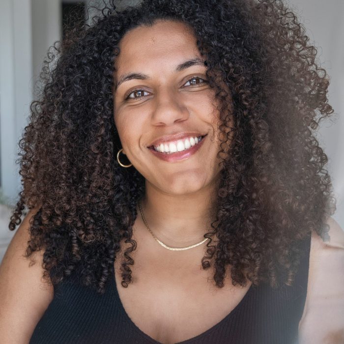 Fotografia retrato de Cátia Viana Para marca pessoal de design de organização